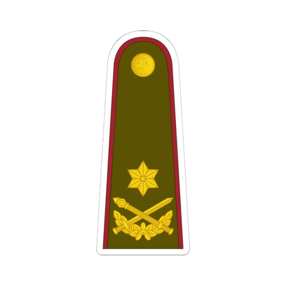 19 Lithuania Army BG (Lithuania) (Military Rank) STICKER Vinyl Kiss-Cut Decal 6 Inch White - The Sticker Space