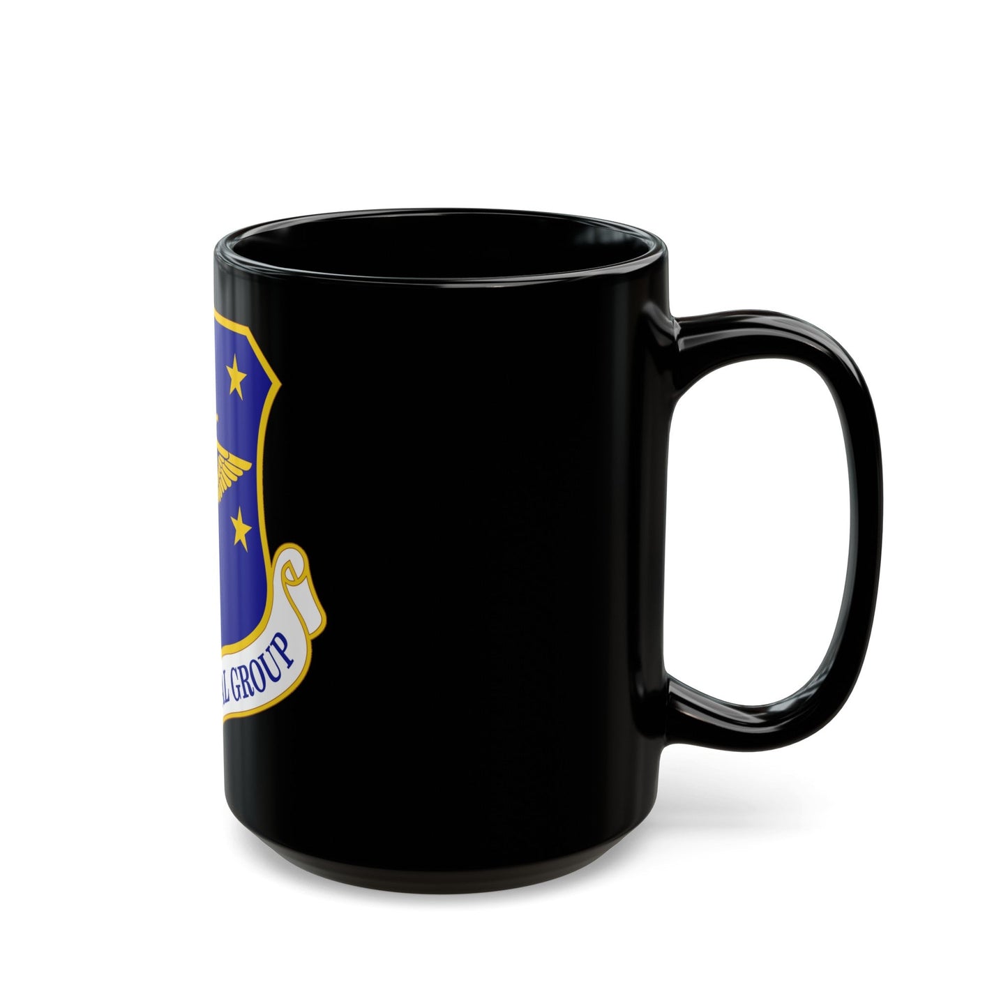 19 Medical Group AMC (U.S. Air Force) Black Coffee Mug-The Sticker Space