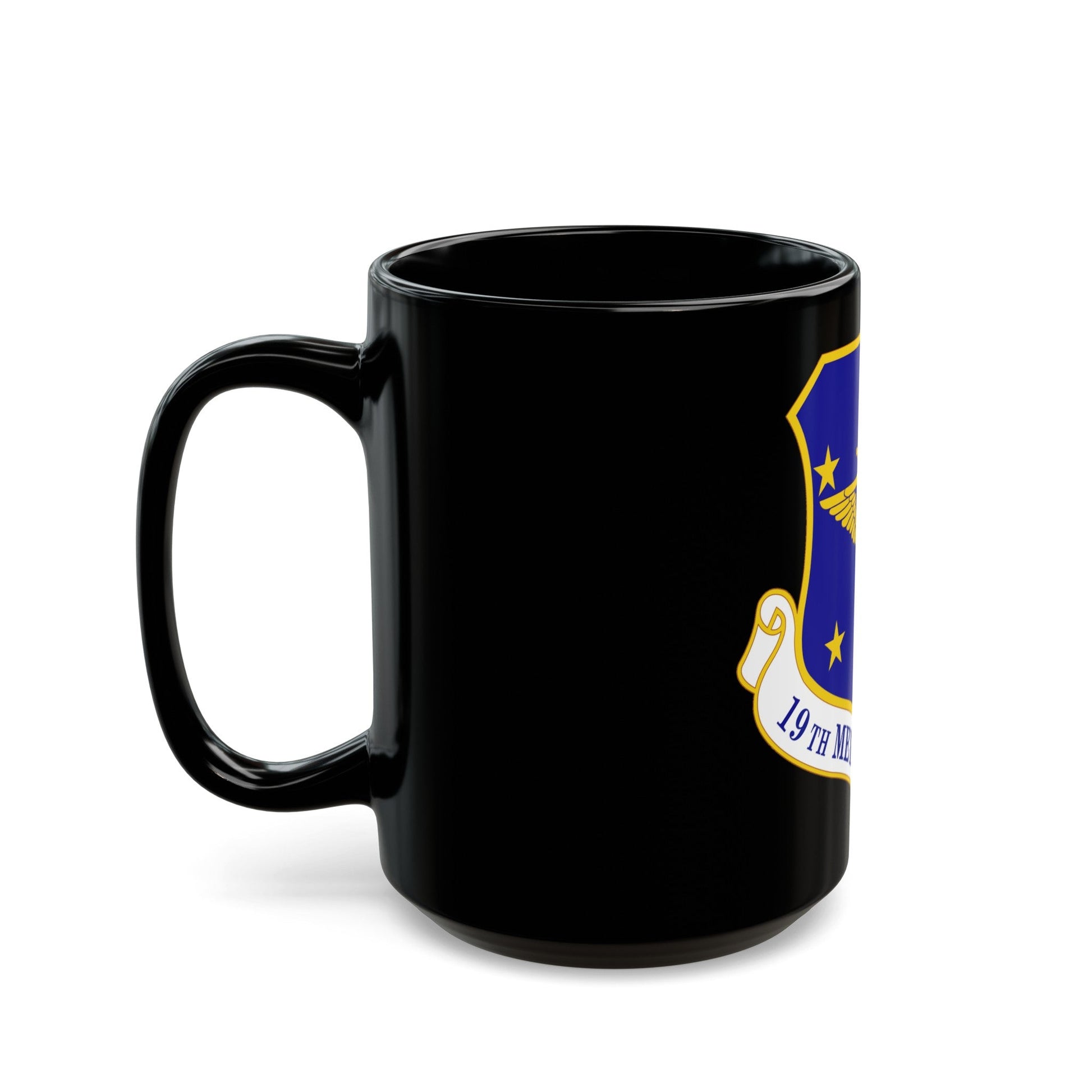 19 Medical Group AMC (U.S. Air Force) Black Coffee Mug-The Sticker Space