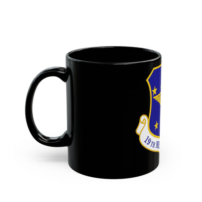 19 Medical Group AMC (U.S. Air Force) Black Coffee Mug-The Sticker Space