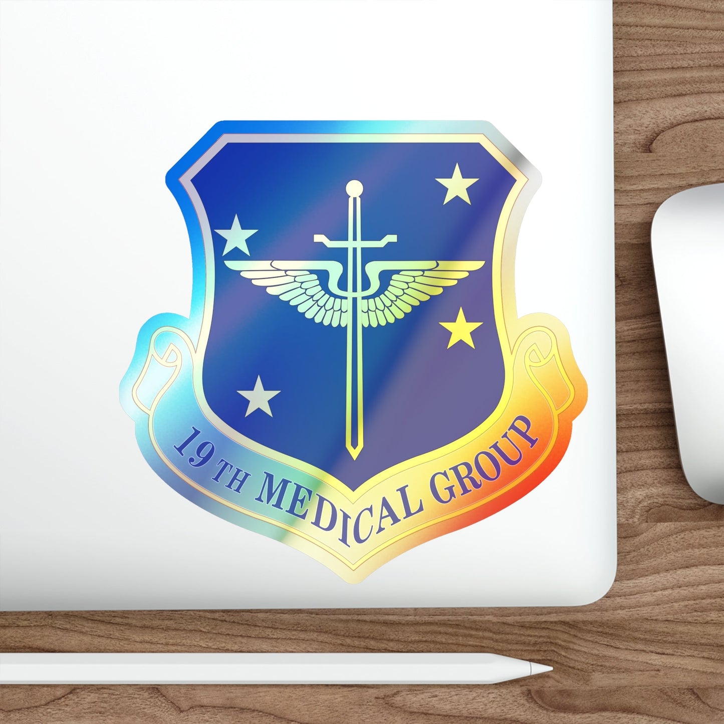 19 Medical Group AMC (U.S. Air Force) Holographic STICKER Die-Cut Vinyl Decal-The Sticker Space