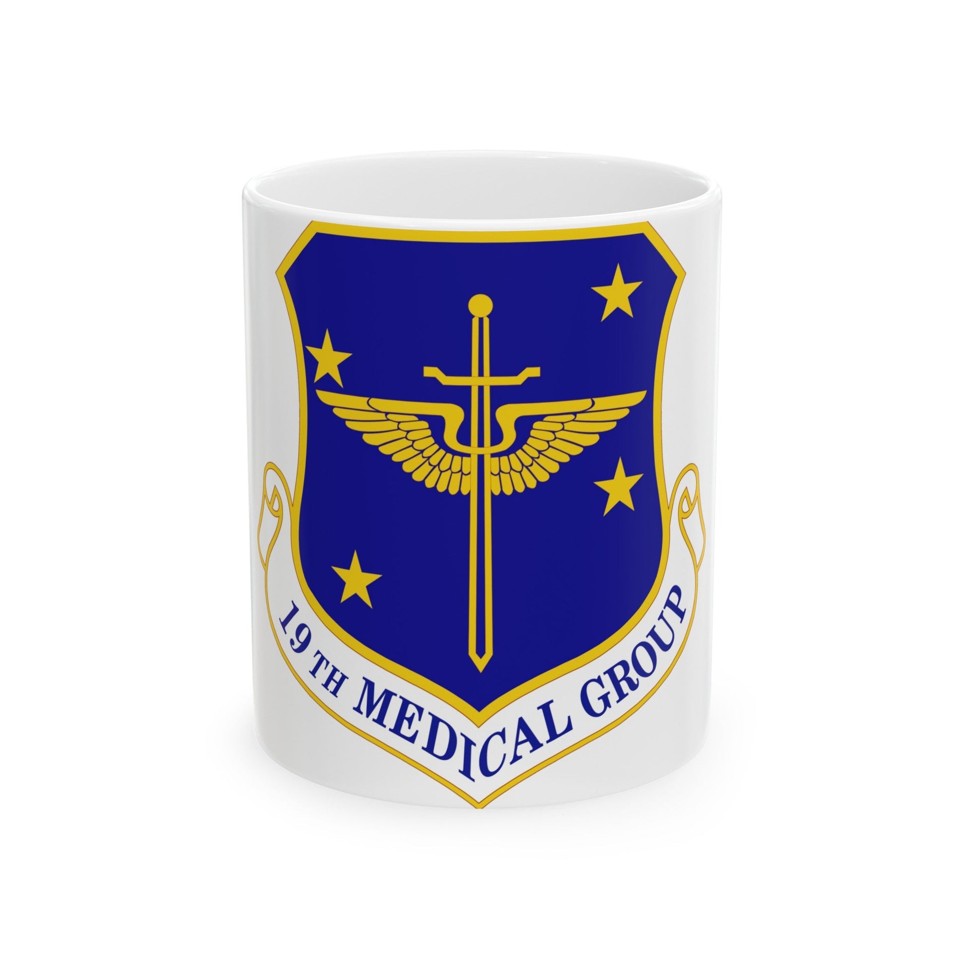 19 Medical Group AMC (U.S. Air Force) White Coffee Mug-11oz-The Sticker Space