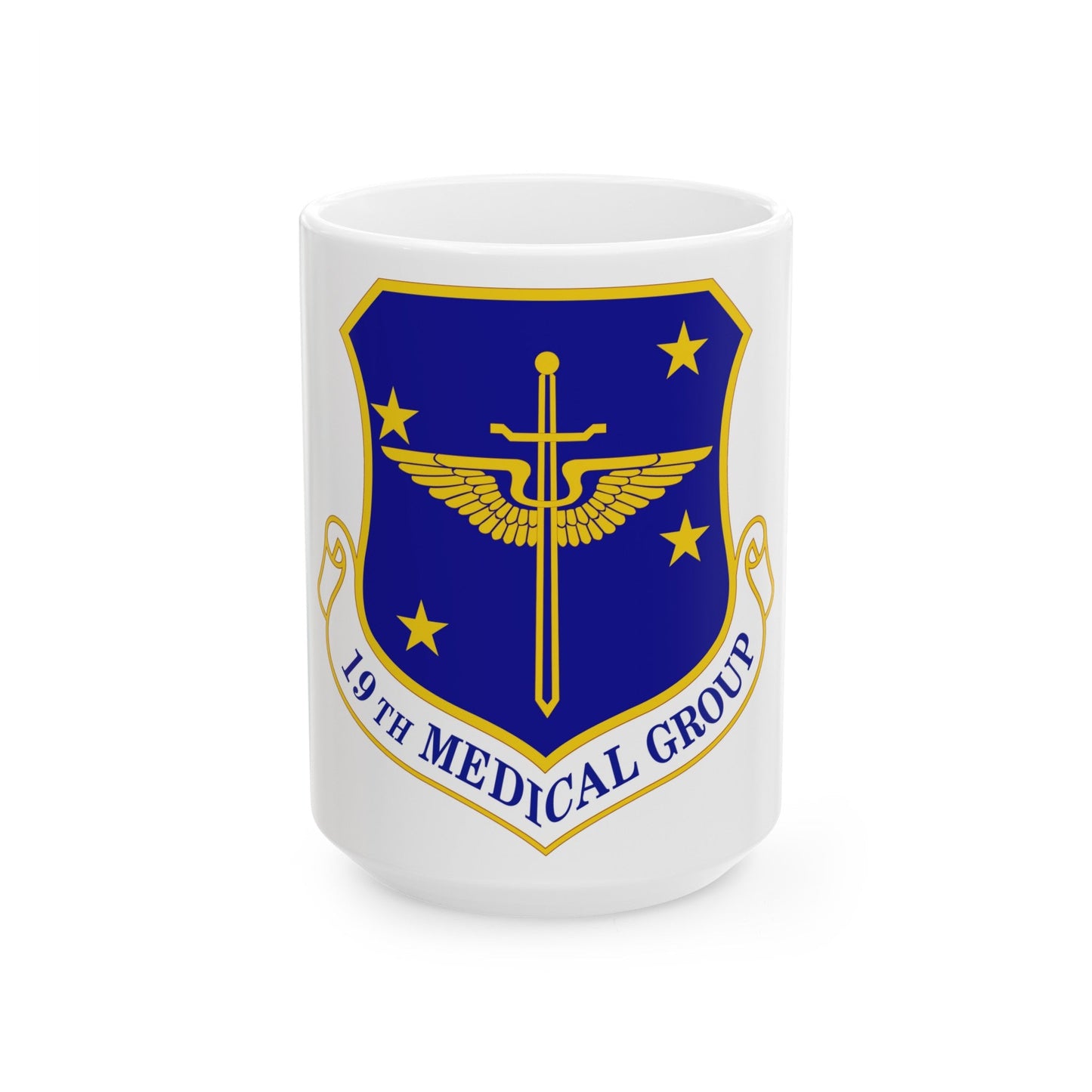 19 Medical Group AMC (U.S. Air Force) White Coffee Mug-15oz-The Sticker Space
