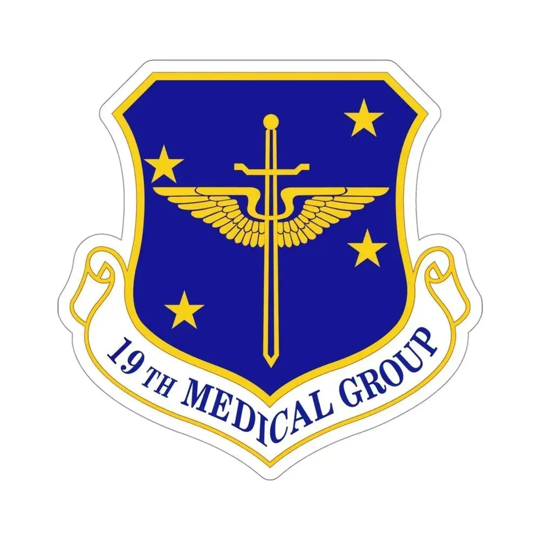 19 Medical Group AMC (U.S. Air Force) STICKER Vinyl Die-Cut Decal 4 Inch - The Sticker Space