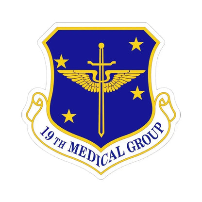 19 Medical Group AMC (U.S. Air Force) STICKER Vinyl Kiss-Cut Decal 4 Inch White - The Sticker Space