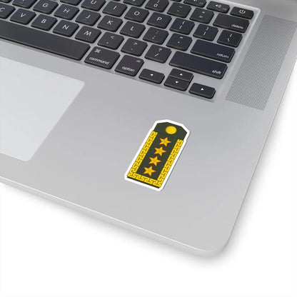 19 Mongolian Army GEN (Mongolia) (Military Rank) STICKER Vinyl Kiss-Cut Decal - The Sticker Space