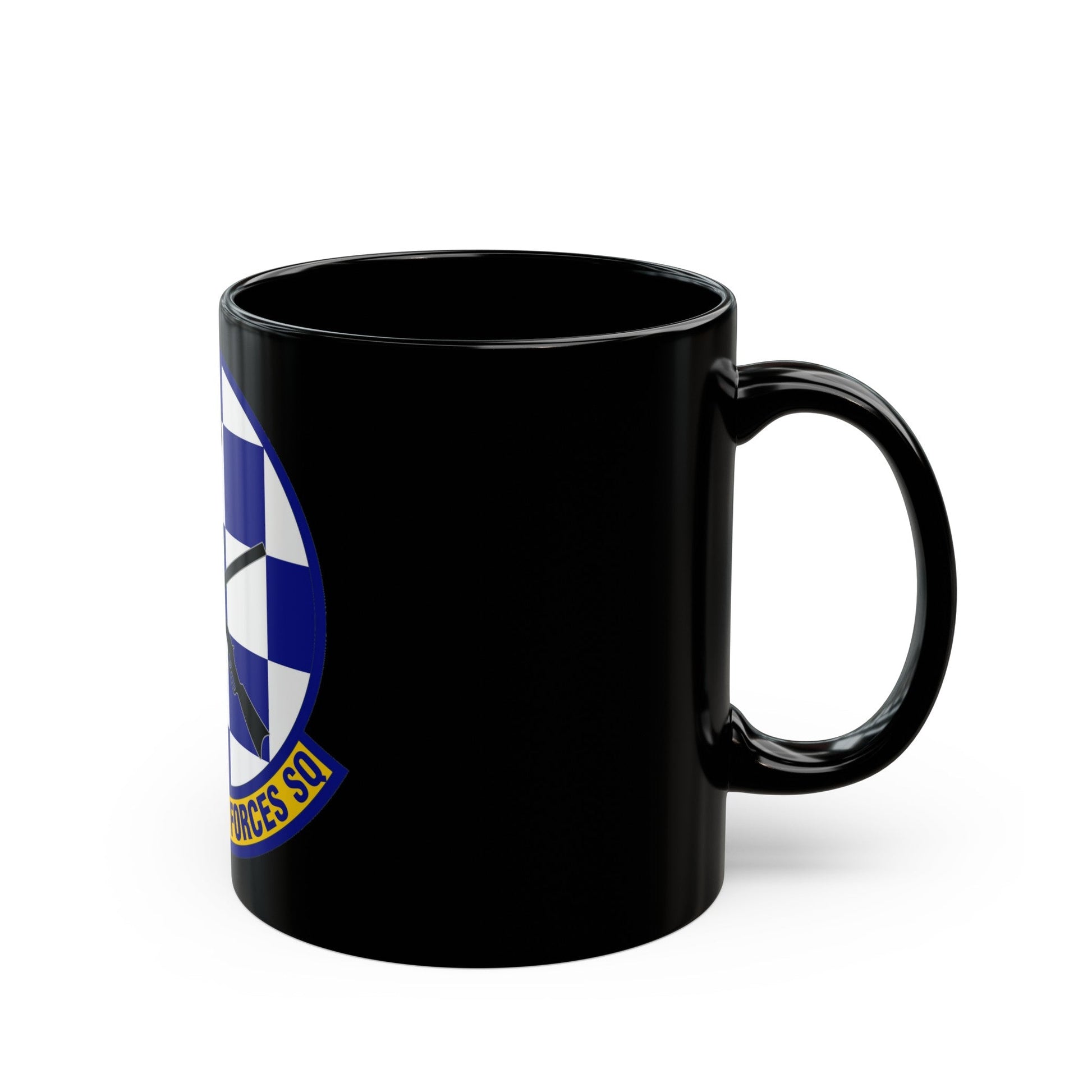 19 Security Forces Squadron AMC (U.S. Air Force) Black Coffee Mug-The Sticker Space