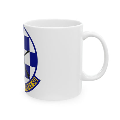 19 Security Forces Squadron AMC (U.S. Air Force) White Coffee Mug-The Sticker Space