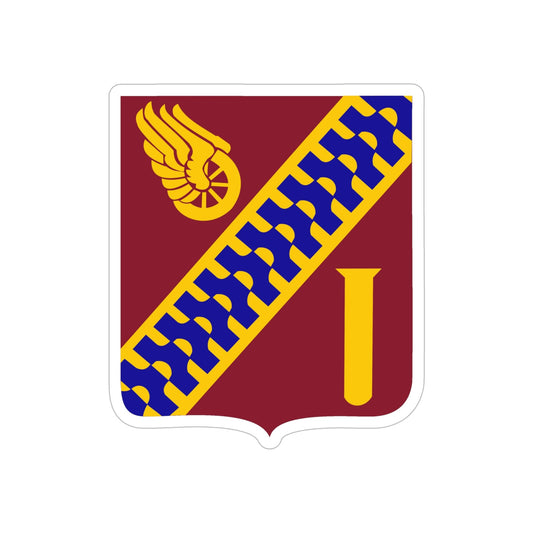 19 Transportation Battalion 2 (U.S. Army) REVERSE PRINT Transparent STICKER-6" × 6"-The Sticker Space