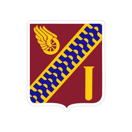19 Transportation Battalion 2 (U.S. Army) REVERSE PRINT Transparent Die-Cut STICKER 6 Inch Die-Cut Transparent - The Sticker Space