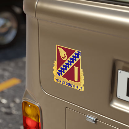 19 Transportation Battalion (U.S. Army) REVERSE PRINT Transparent STICKER-The Sticker Space