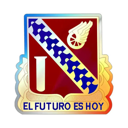 19 Transportation Battalion (U.S. Army) Holographic STICKER Die-Cut Vinyl Decal 6 Inch Holographic - The Sticker Space