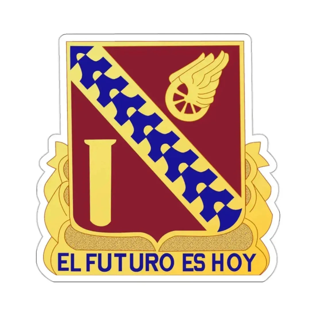 19 Transportation Battalion (U.S. Army) STICKER Vinyl Kiss-Cut Decal 2 Inch White - The Sticker Space