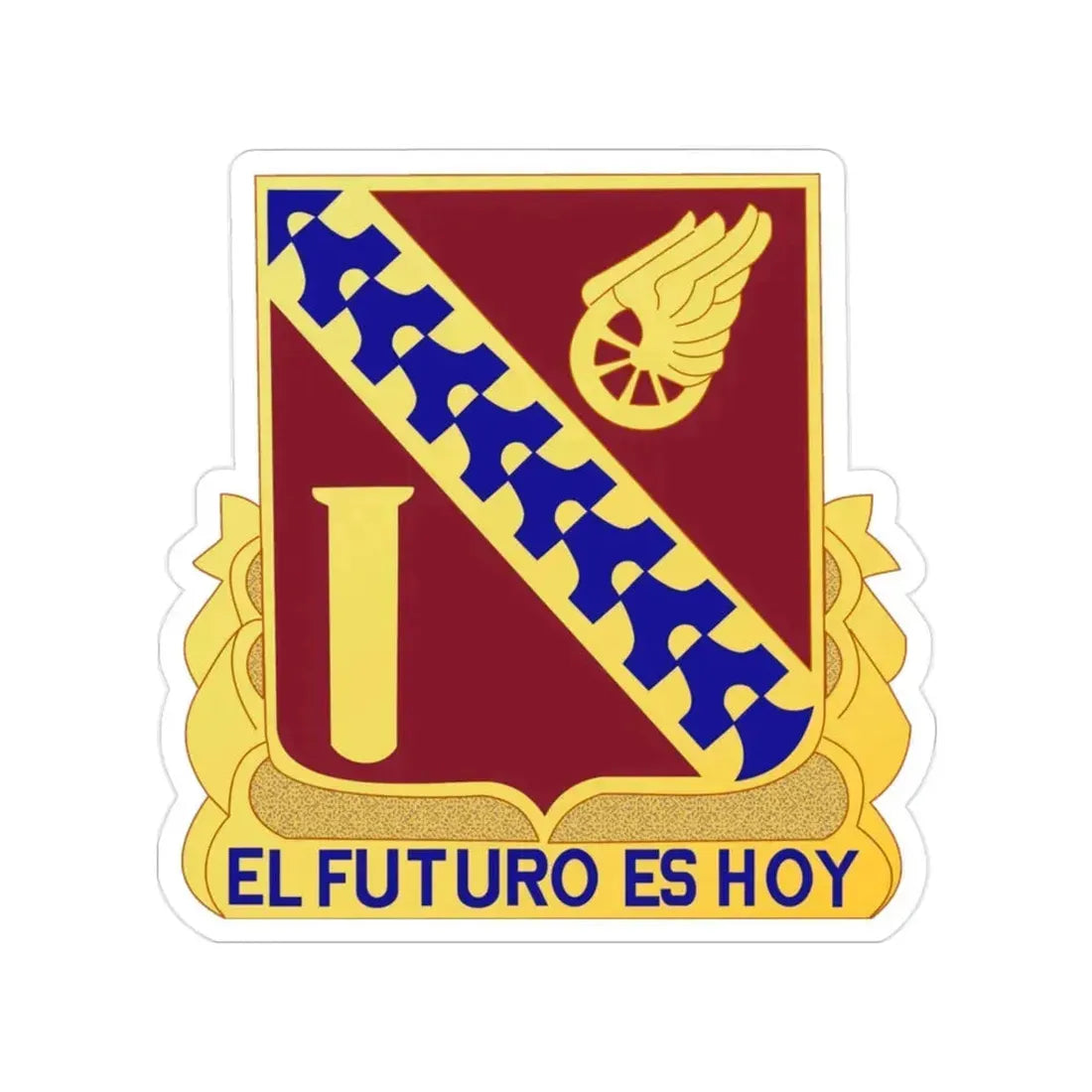 19 Transportation Battalion (U.S. Army) Transparent STICKER Die-Cut Vinyl Decal 2 Inch - The Sticker Space