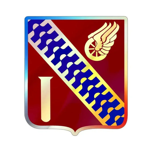 19 Transportation Battalion v2 (U.S. Army) Holographic STICKER Die-Cut Vinyl Decal 6 Inch Holographic - The Sticker Space