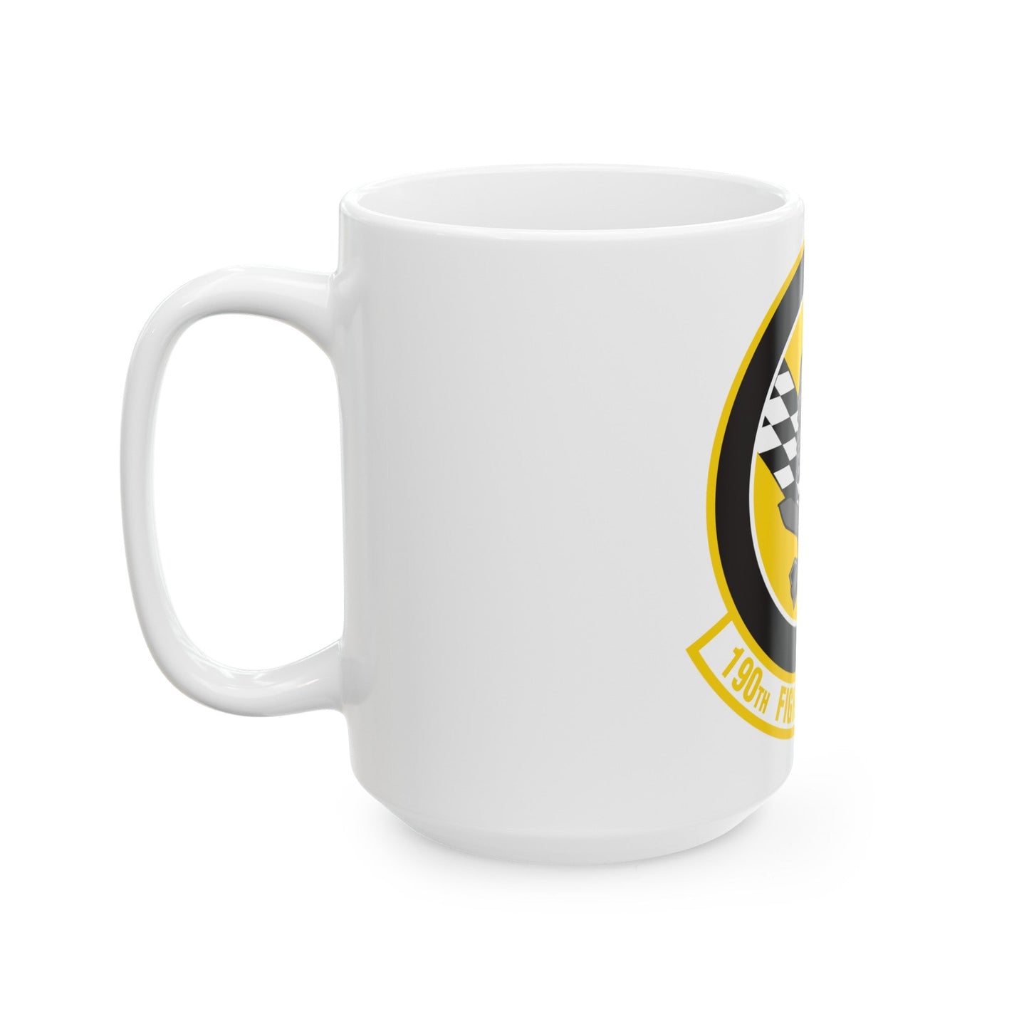 190 Fighter Squadron (U.S. Air Force) White Coffee Mug-The Sticker Space