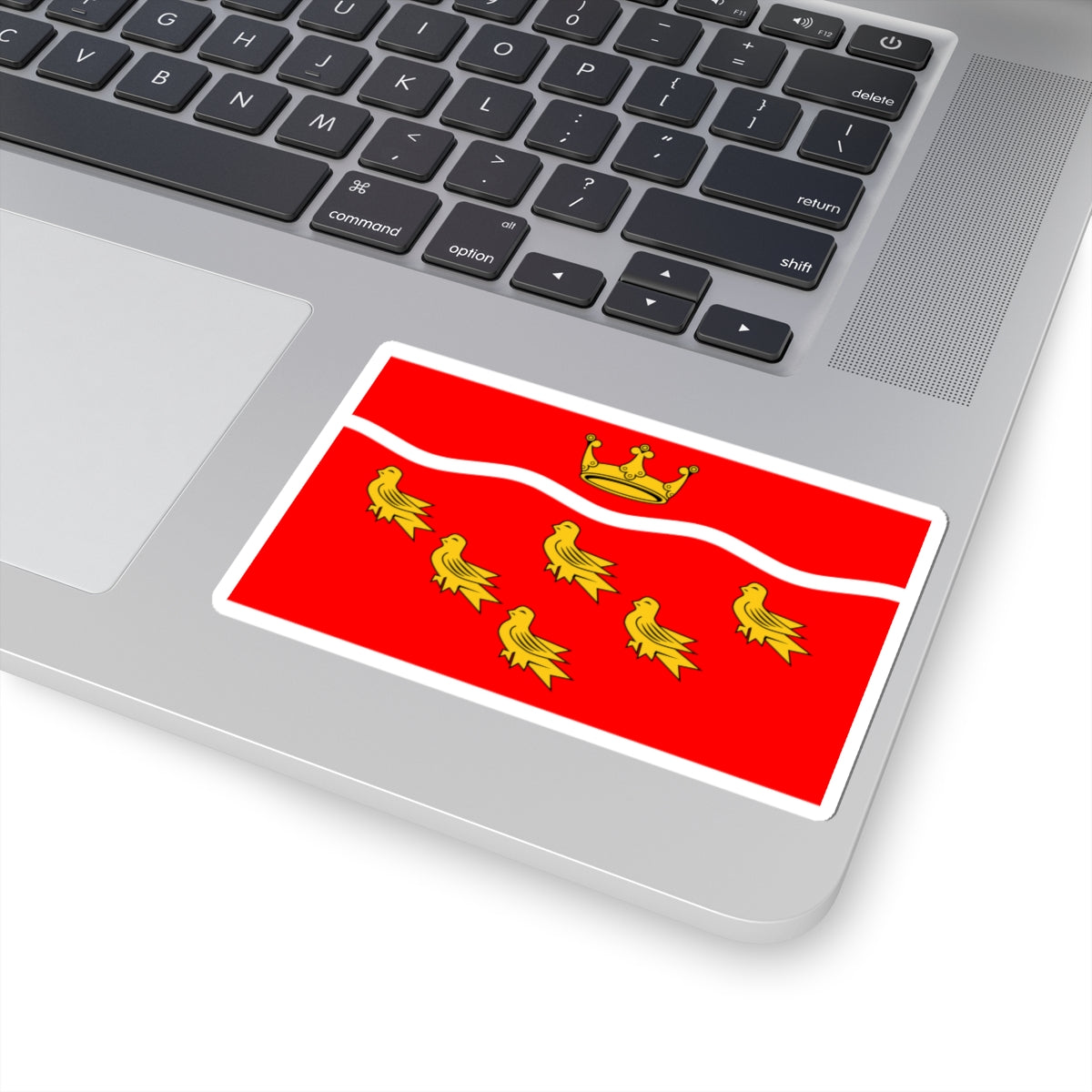 Flag of East Sussex (England) STICKER Vinyl Kiss-Cut Decal
