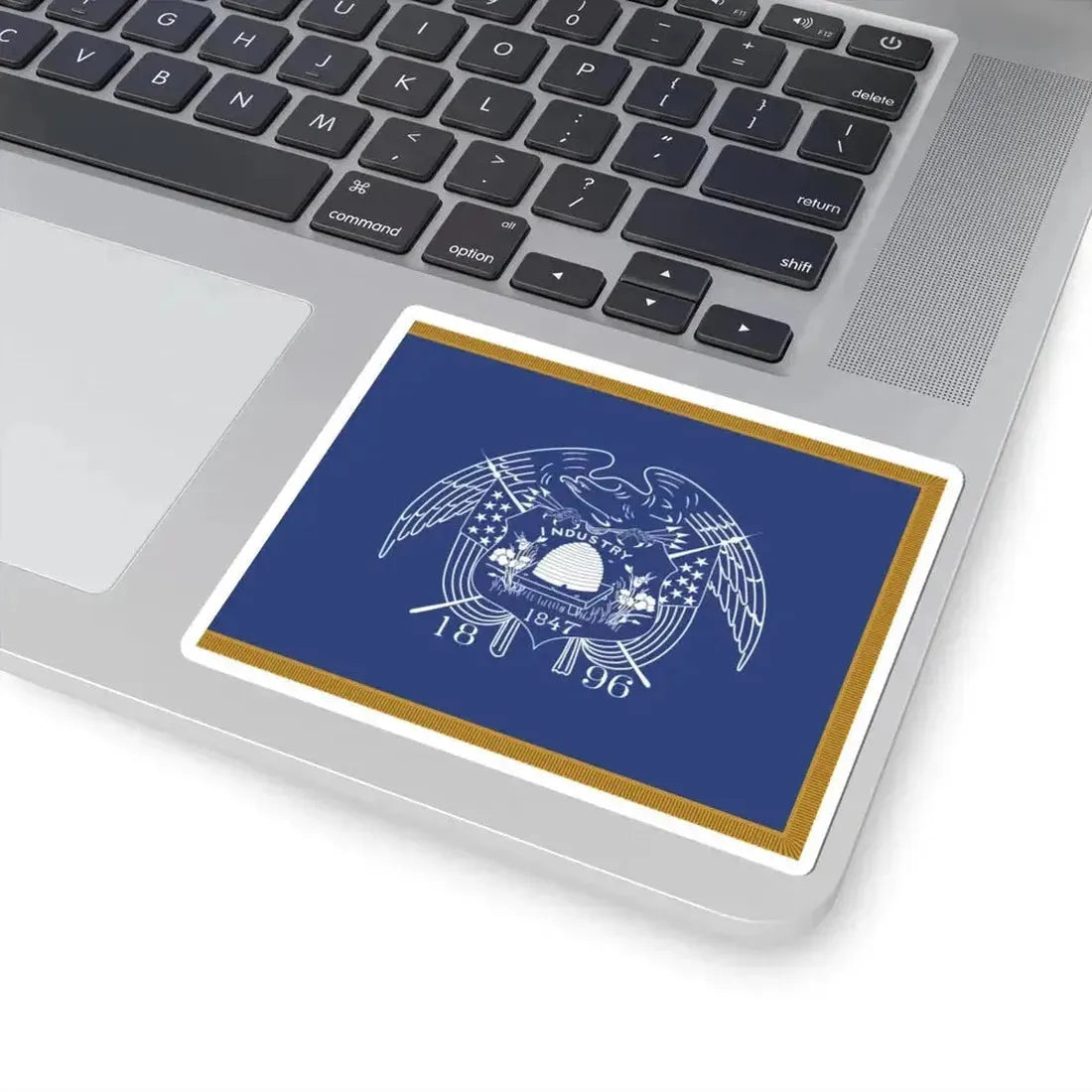 1903-1909 Utah Governors Flag (United States) STICKER Vinyl Kiss-Cut Decal - The Sticker Space