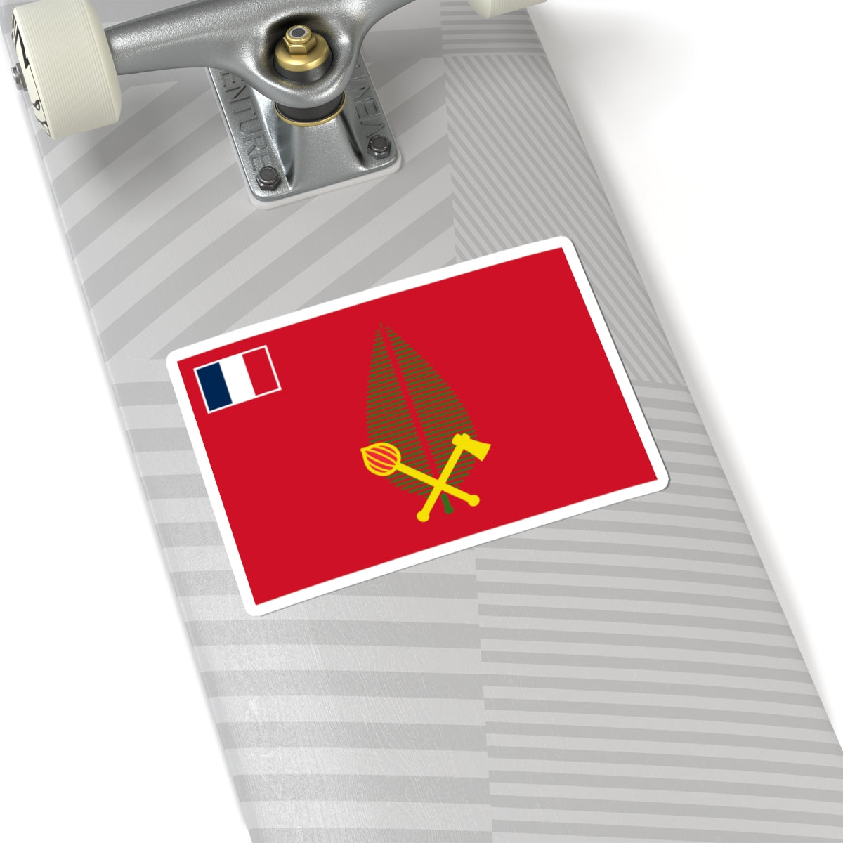 Flag of Alo (France) STICKER Vinyl Kiss-Cut Decal