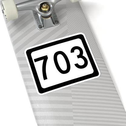 WV-703 (Virginia) (Road Sign) STICKER Vinyl Kiss-Cut Decal