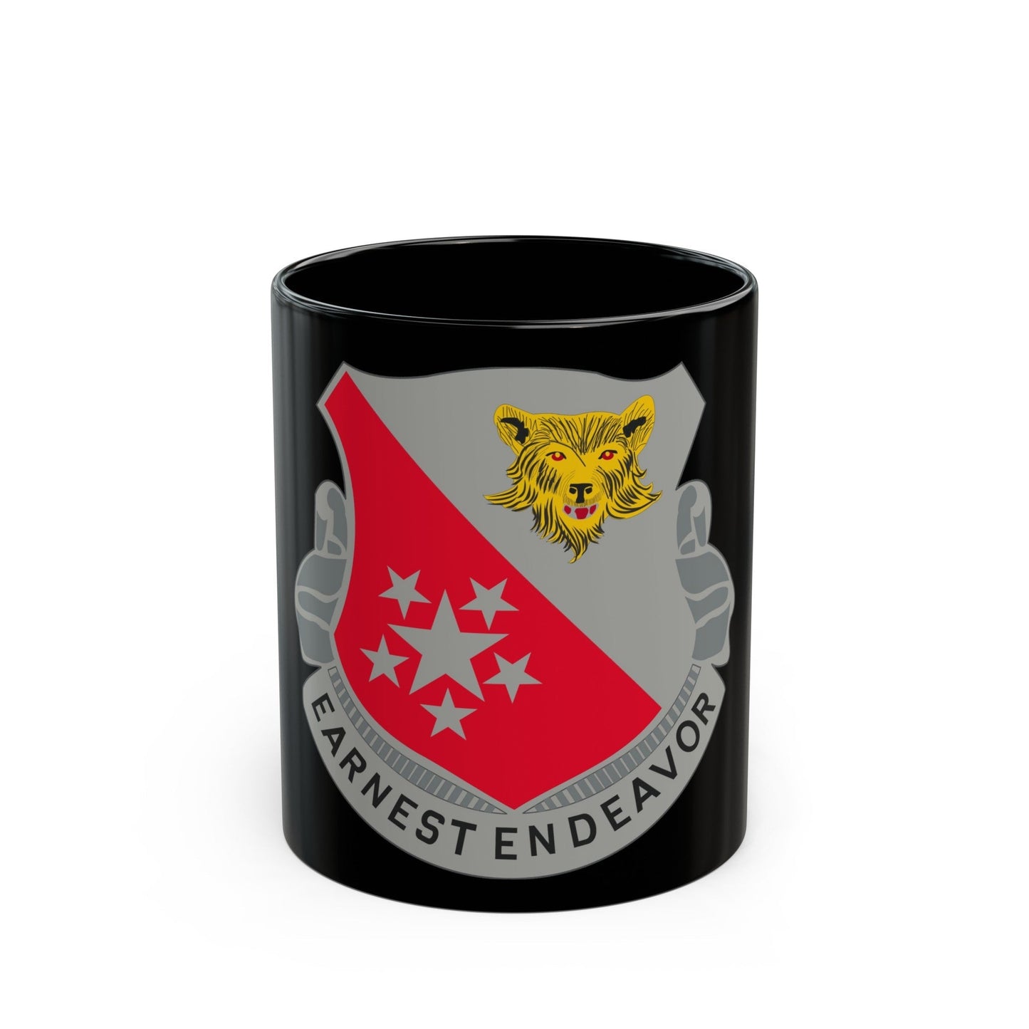 1905 Engineer Aviation Battalion (U.S. Army) Black Coffee Mug-11oz-The Sticker Space