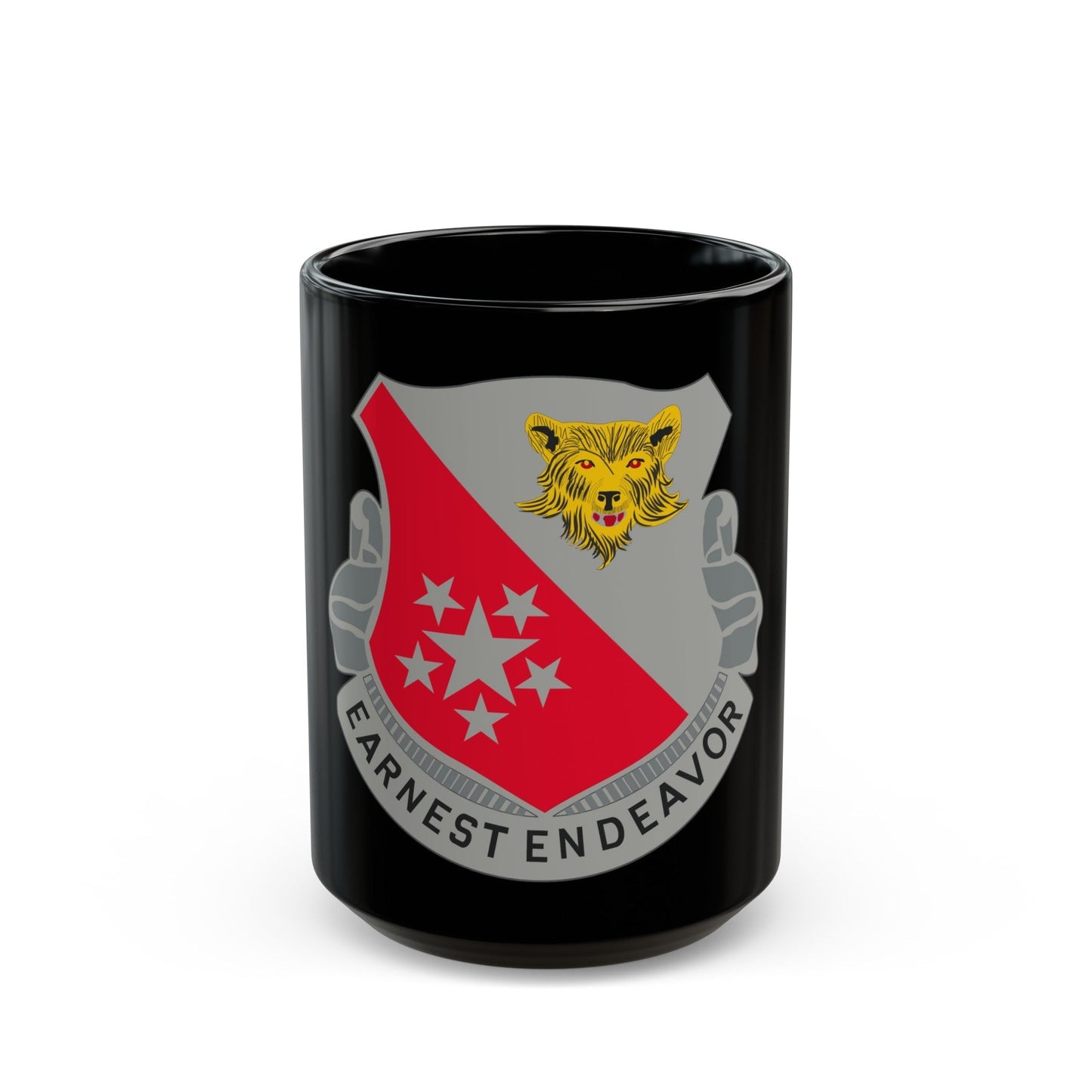 1905 Engineer Aviation Battalion (U.S. Army) Black Coffee Mug-15oz-The Sticker Space