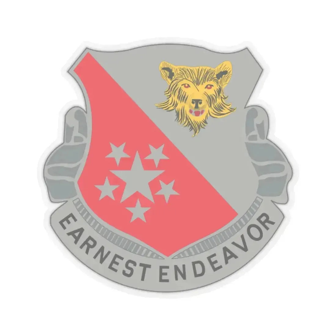 1905 Engineer Aviation Battalion (U.S. Army) STICKER Vinyl Kiss-Cut Decal 2 Inch Transparent - The Sticker Space