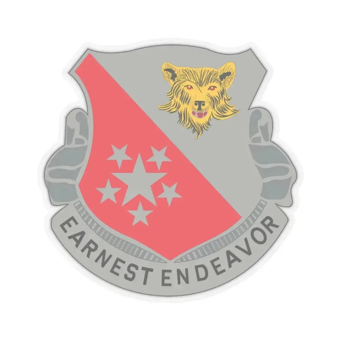 1905 Engineer Aviation Battalion (U.S. Army) STICKER Vinyl Kiss-Cut Decal 6 Inch Transparent - The Sticker Space