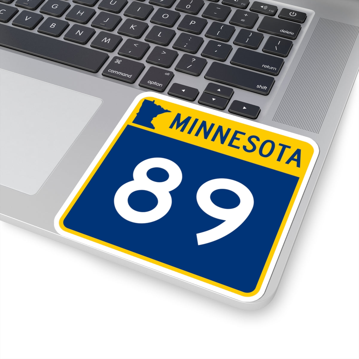 MN-89 (Minnesota) (Road Sign) STICKER Vinyl Kiss-Cut Decal