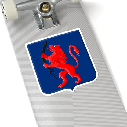 Aalsmeer wapen (Netherlands) (Coat of Arms) STICKER Vinyl Kiss-Cut Decal
