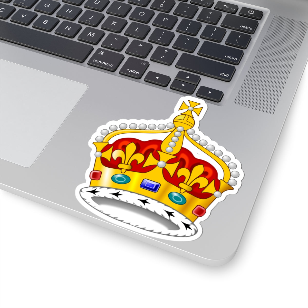 2022 pattern Queen Consorts Crown United Kingdom (United Kingdom) (Coat of Arms) STICKER Vinyl Kiss-Cut Decal