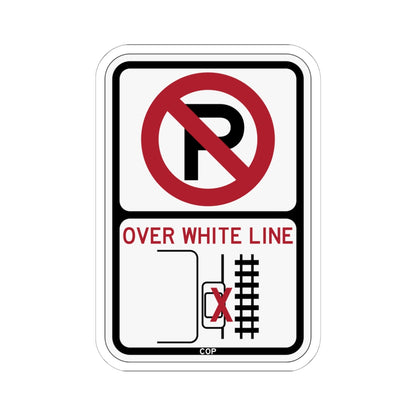 PBOT Road sign P1350 (Oregon) (Road Sign) STICKER Vinyl Kiss-Cut Decal
