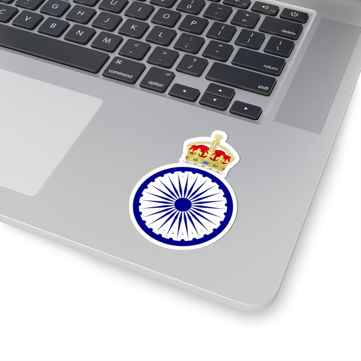 Badge of the Monarchy of India 1947-50 (India) (Coat of Arms) STICKER Vinyl Kiss-Cut Decal