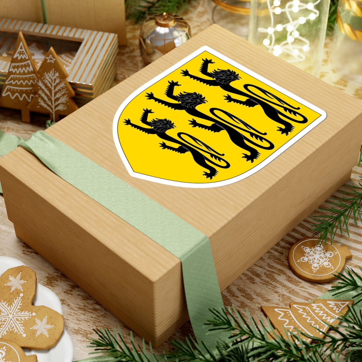 Arms of Baron Carew (England) (Coat of Arms) STICKER Vinyl Kiss-Cut Decal