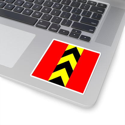 CHE Lebern Flag (Switzerland) STICKER Vinyl Kiss-Cut Decal