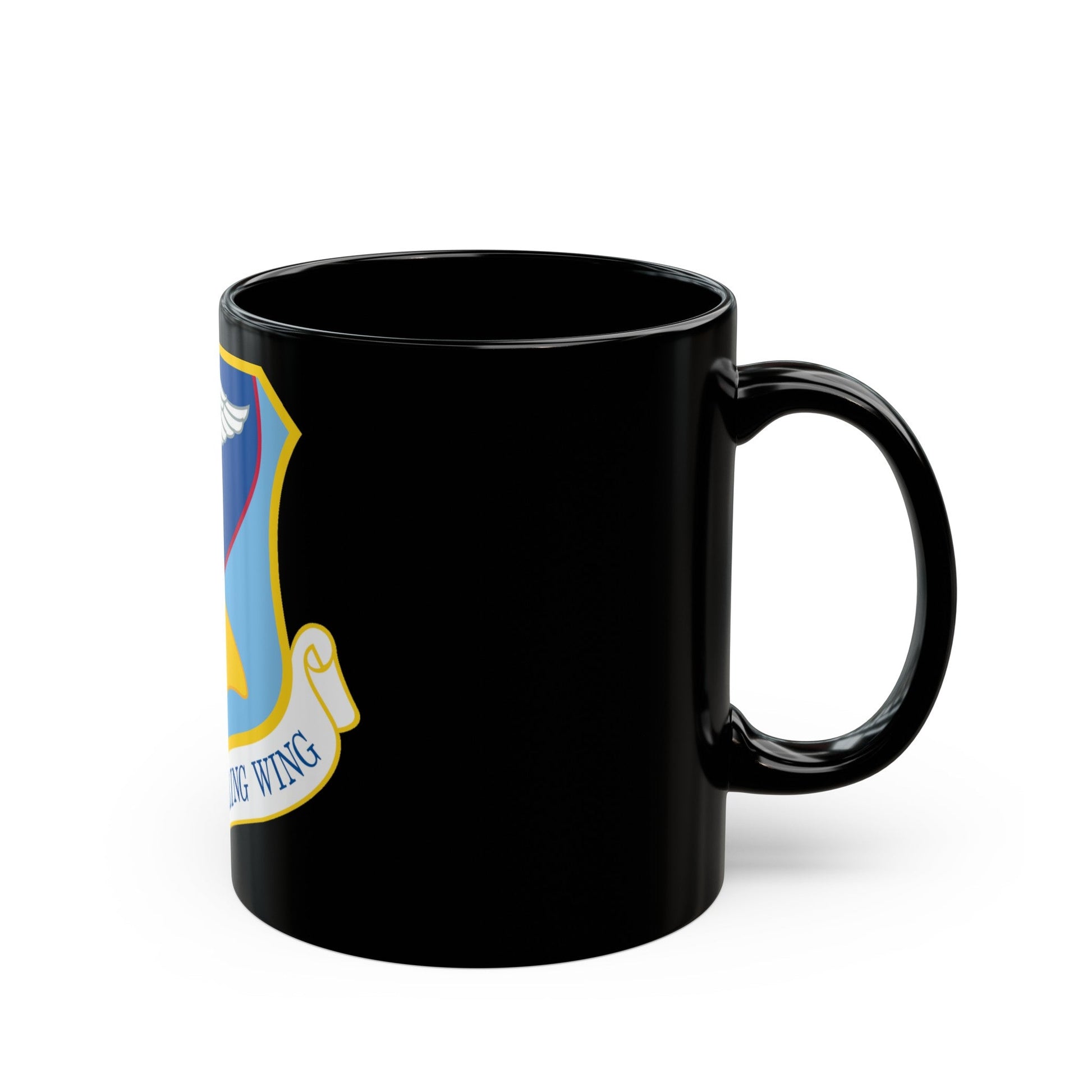 190th Air Refueling Wing (U.S. Air Force) Black Coffee Mug-The Sticker Space