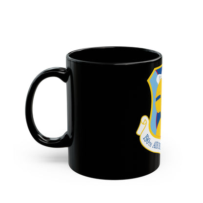 190th Air Refueling Wing (U.S. Air Force) Black Coffee Mug-The Sticker Space