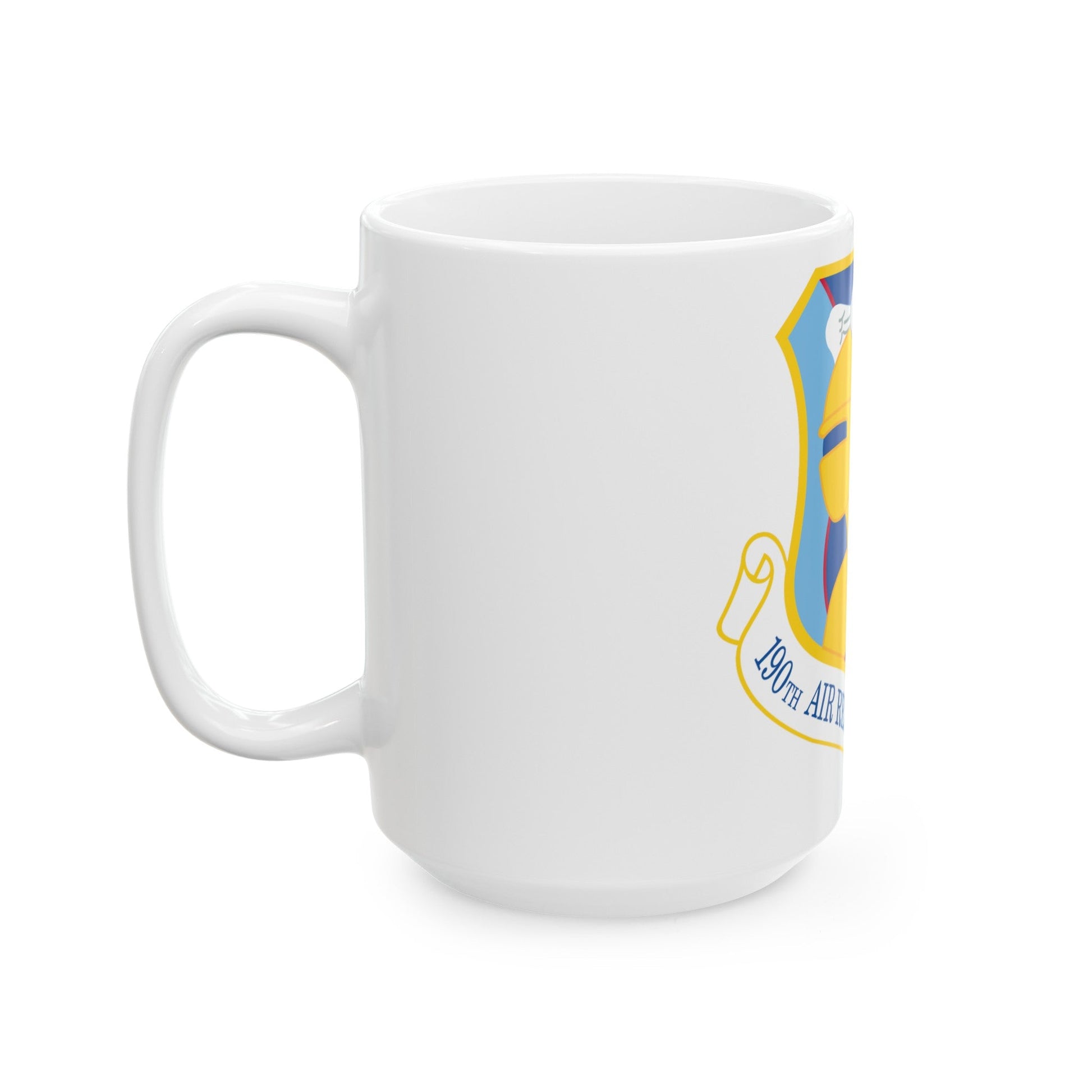 190th Air Refueling Wing (U.S. Air Force) White Coffee Mug-The Sticker Space