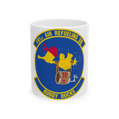 191 Air Refueling Squadron (U.S. Air Force) White Coffee Mug-11oz-The Sticker Space
