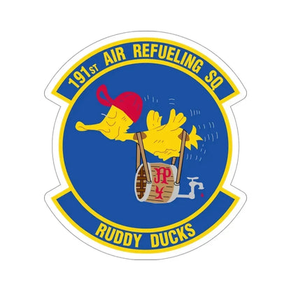 191 Air Refueling Squadron (U.S. Air Force) STICKER Vinyl Die-Cut Decal - The Sticker Space