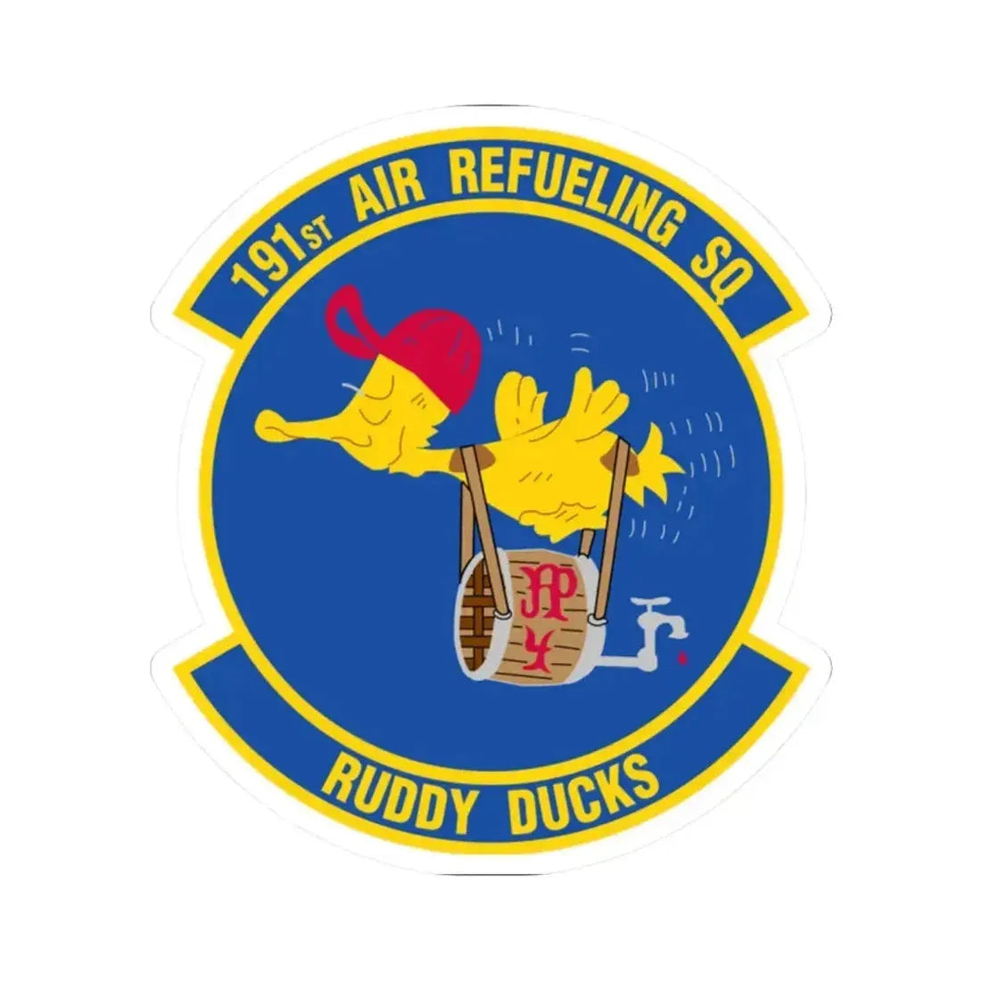 191 Air Refueling Squadron (U.S. Air Force) STICKER Vinyl Kiss-Cut Decal - The Sticker Space