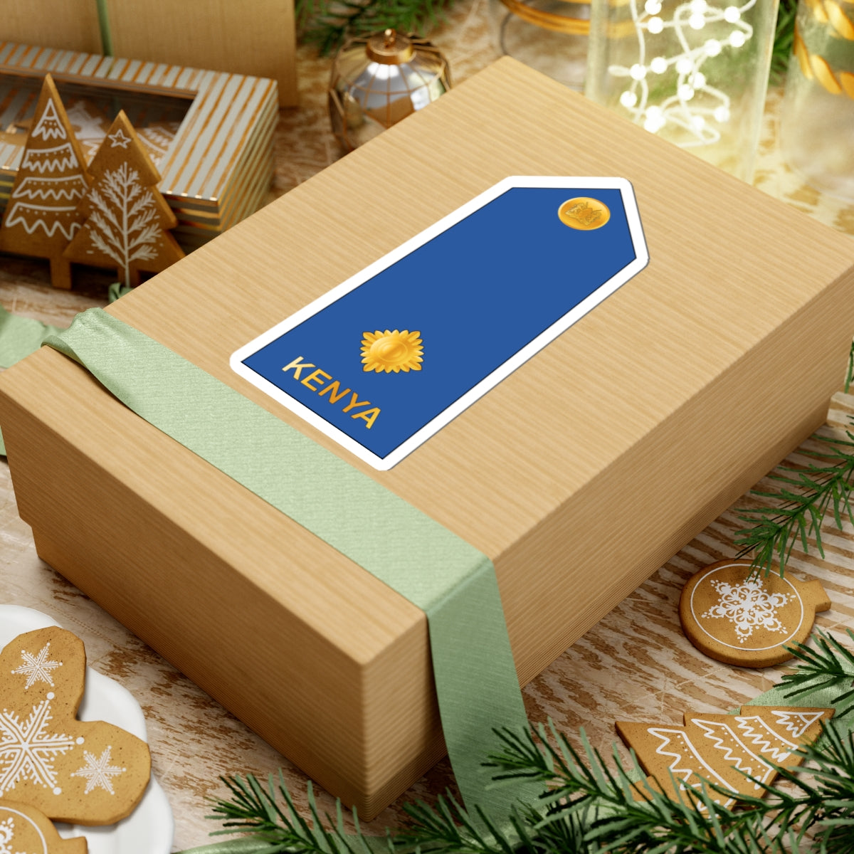 07. Kenyan Air Force 2LT (Kenya) (Military Rank) STICKER Vinyl Kiss-Cut Decal