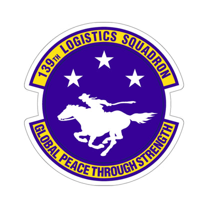 139th Logistics Squadron (U.S. Air Force) STICKER Vinyl Kiss-Cut Decal-3 Inch-White-The Sticker Space