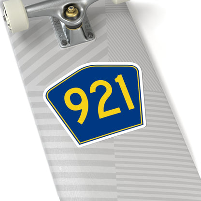 PR secondary 921 (Puerto Rico) (Road Sign) STICKER Vinyl Kiss-Cut Decal