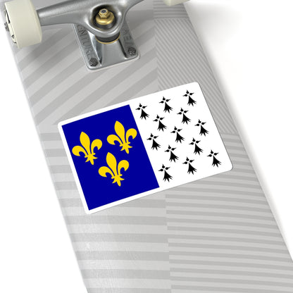 Brest flag (France) STICKER Vinyl Kiss-Cut Decal