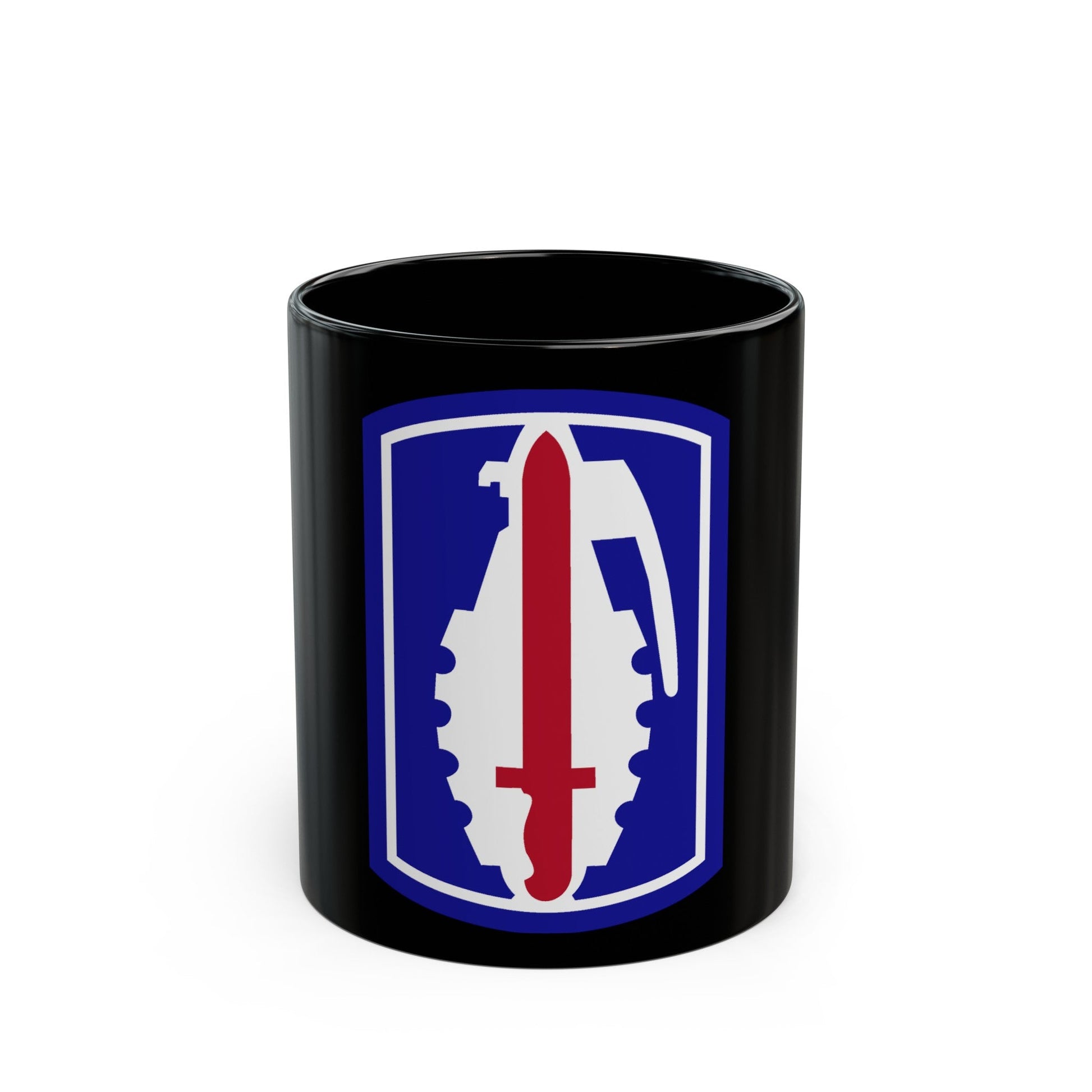 191ST INFANTRY BRIGADE (U.S. Army) Black Coffee Mug-11oz-The Sticker Space