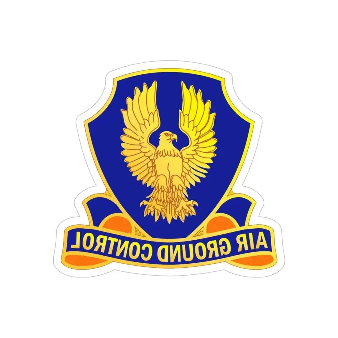 192 Aviation Regiment (U.S. Army) REVERSE PRINT Transparent Die-Cut STICKER 4 Inch Die-Cut Transparent - The Sticker Space