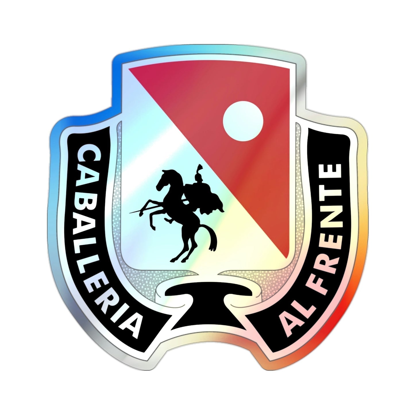 192 Cavalry Regiment (U.S. Army) Holographic STICKER Die-Cut Vinyl Decal-2 Inch-The Sticker Space