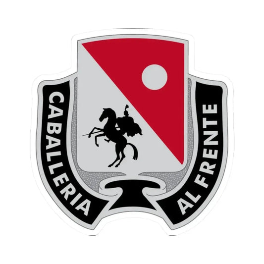 192 Cavalry Regiment (U.S. Army) STICKER Vinyl Kiss-Cut Decal 2 Inch White - The Sticker Space