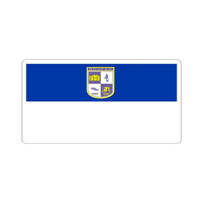 Flag of Dojran Municipality North Macedonia (North Macedonia) STICKER Vinyl Kiss-Cut Decal